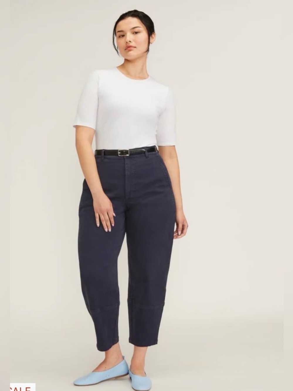 Everlane NWOT The Short-sleeve Crew Neck Bodysuit in white - size M
